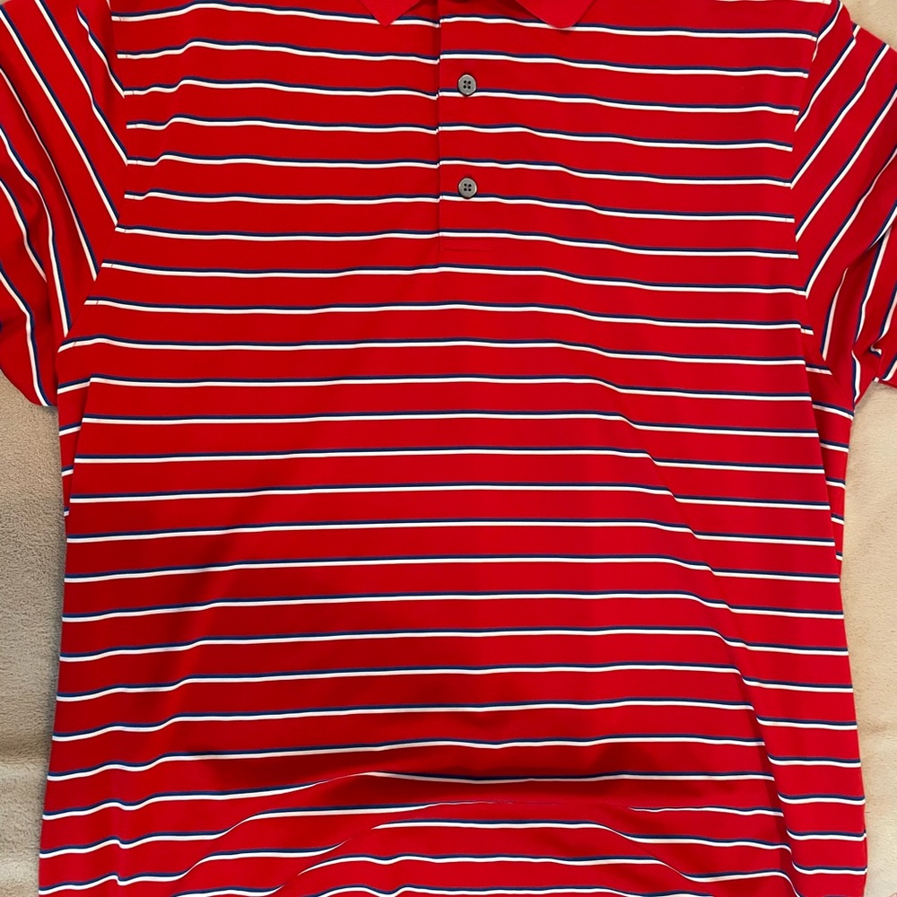 Red, white and Blue FootJoy polo. In great shape